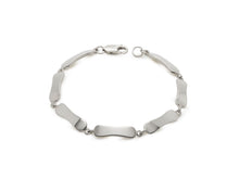 Load image into Gallery viewer, Silver Bone Bracelet