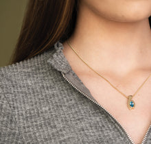 Load image into Gallery viewer, Swiss Blue Crossover Marquise