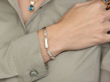 Load image into Gallery viewer, Silver Bone Bracelet
