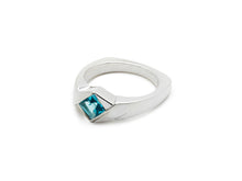 Load image into Gallery viewer, Swiss Blue Twist Ring