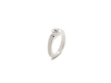 Load image into Gallery viewer, Diamond Twist Ring, 18ct White