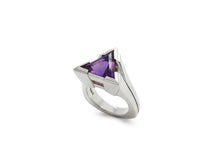 Load image into Gallery viewer, Statement Amethyst Split Ring