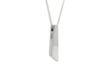 Load image into Gallery viewer, Silver Wedge Pendant