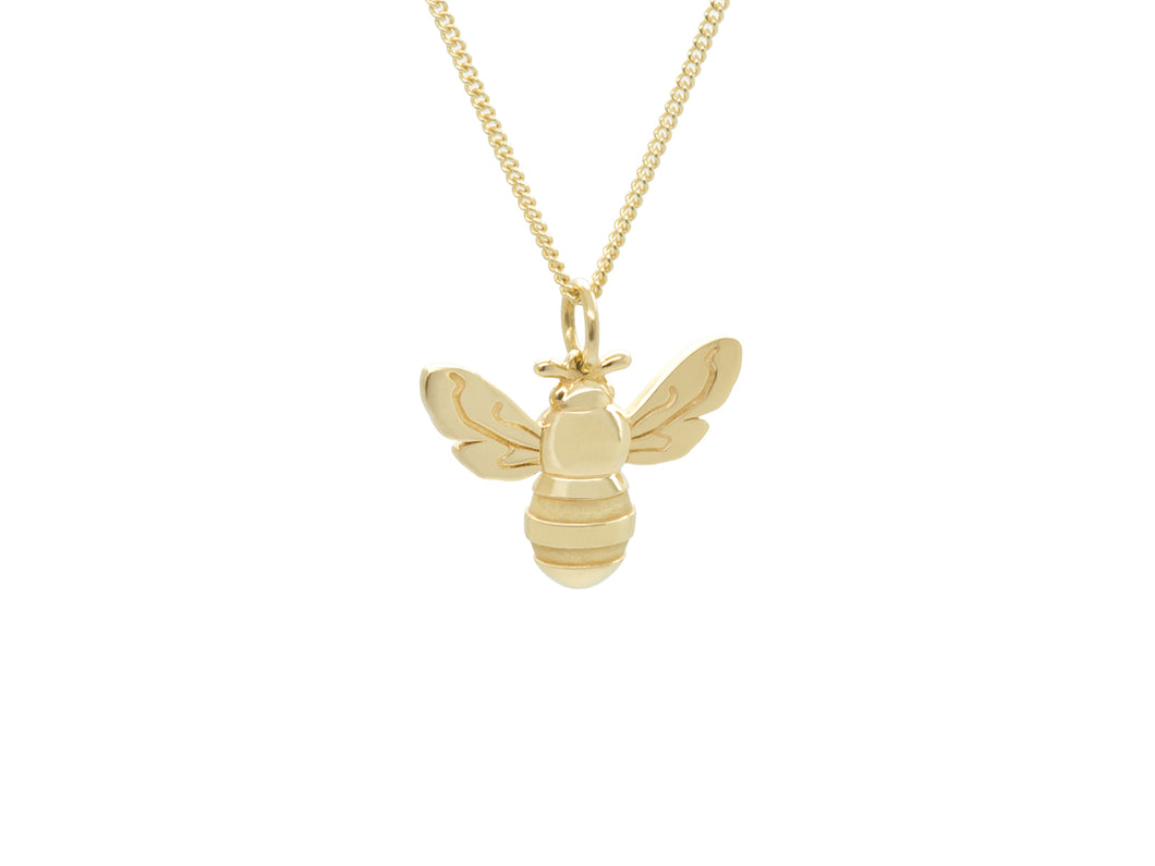 Gold Bee Pendant