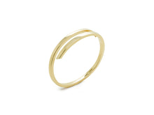 Load image into Gallery viewer, Gold Crossover Bangle, 4mm
