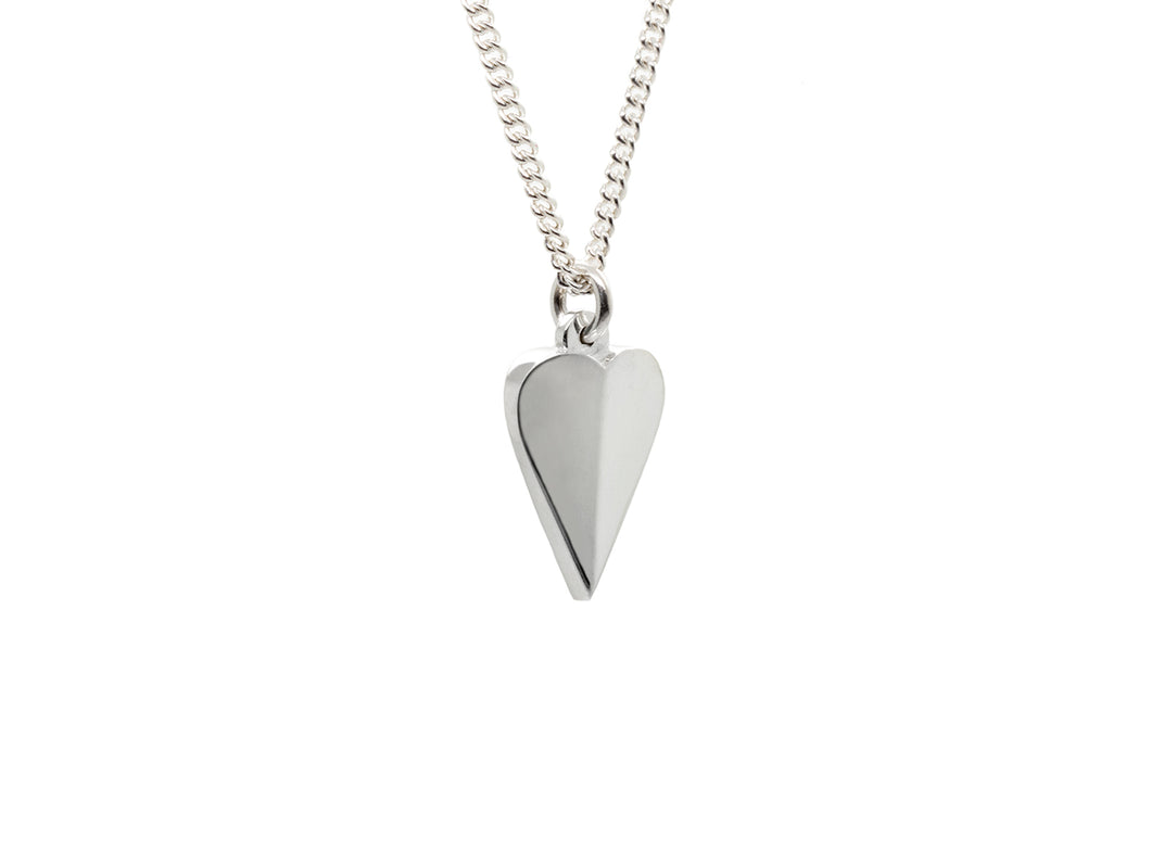 Faceted Heart Pendant