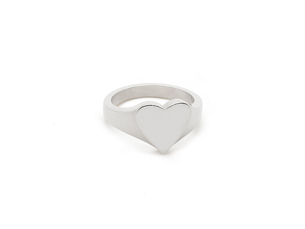 Heart Signet Ring, Large