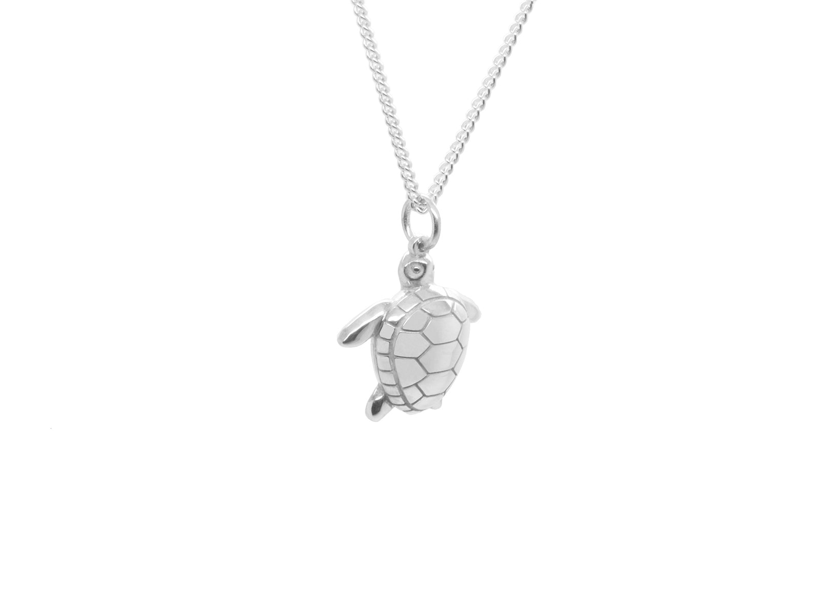 Small on sale turtle necklace