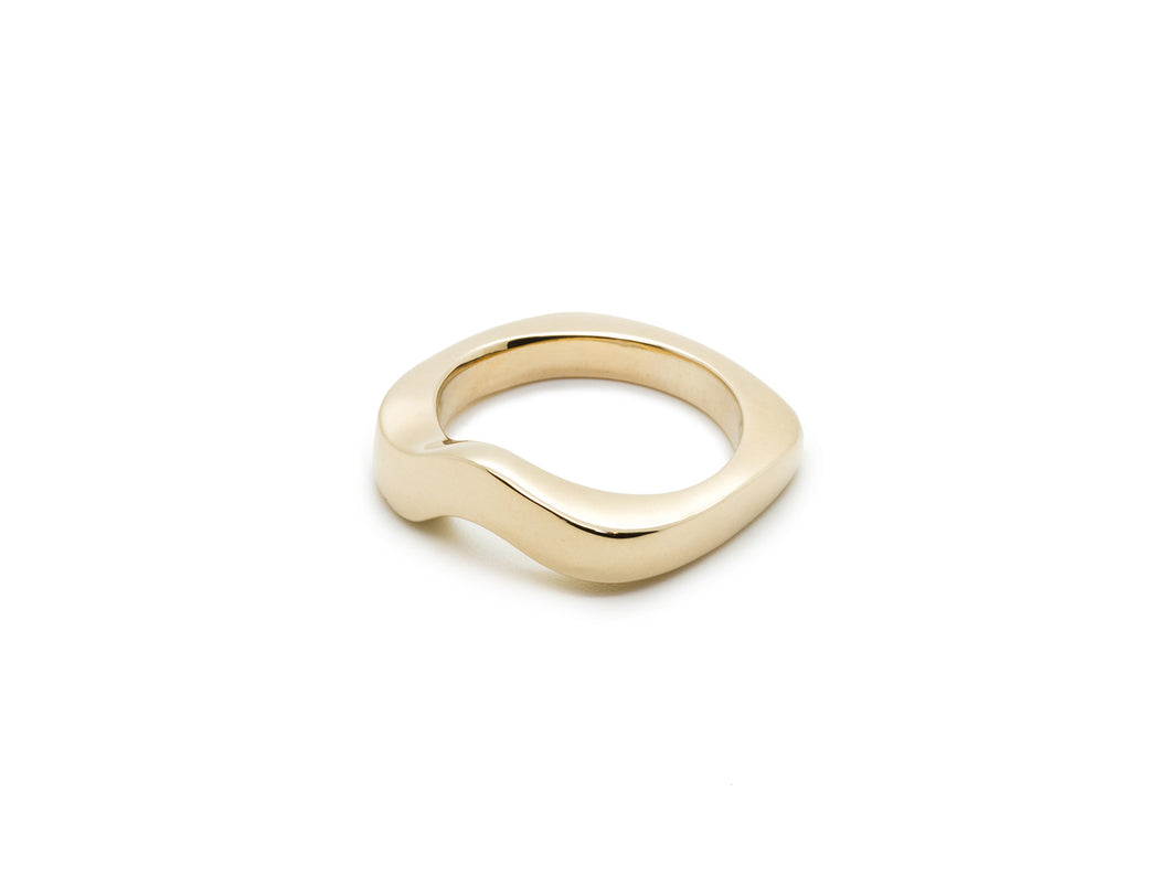 Wave Ring, Gold